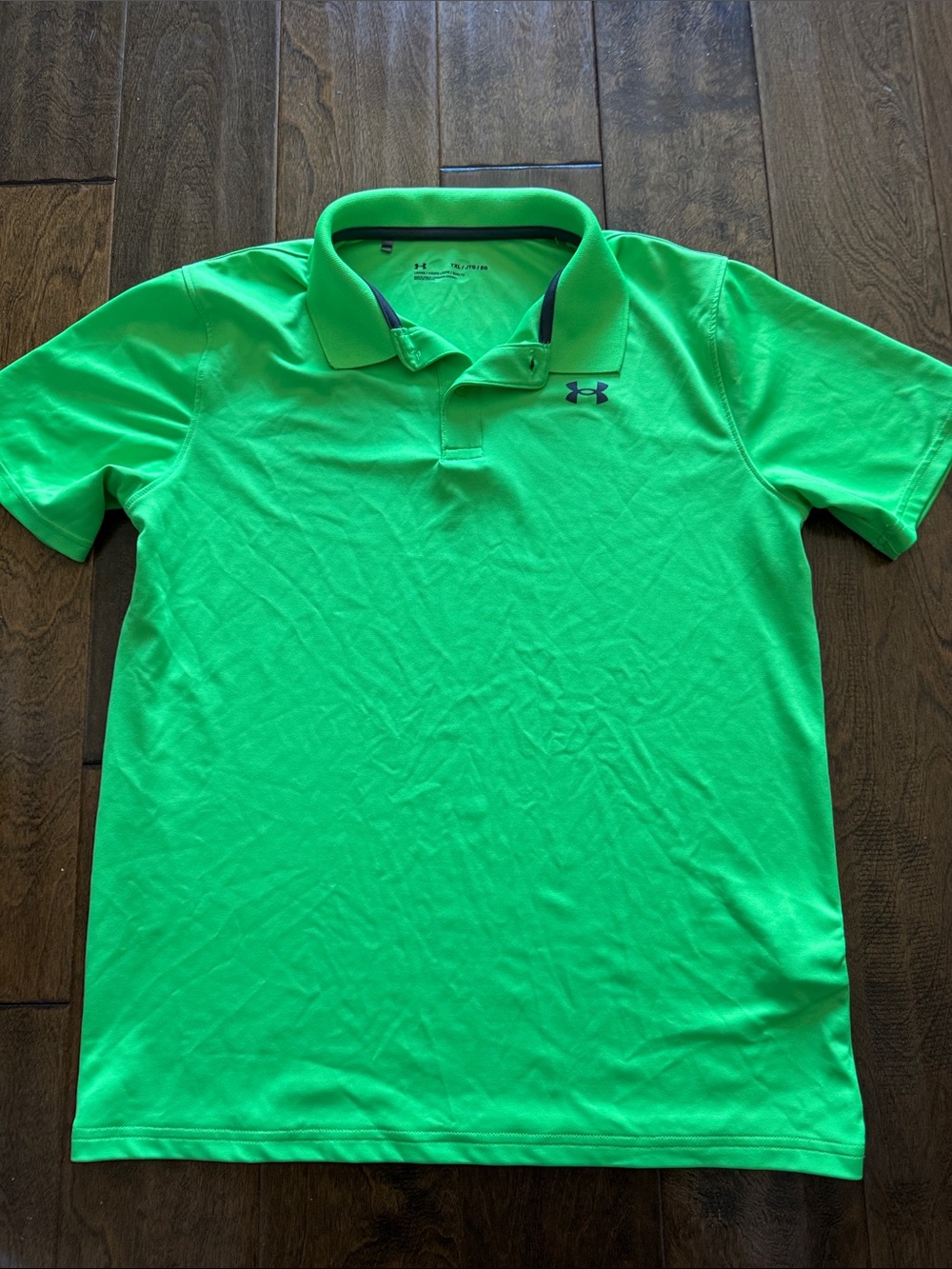 Under Armour Neon Green Short-Sleeve Polo